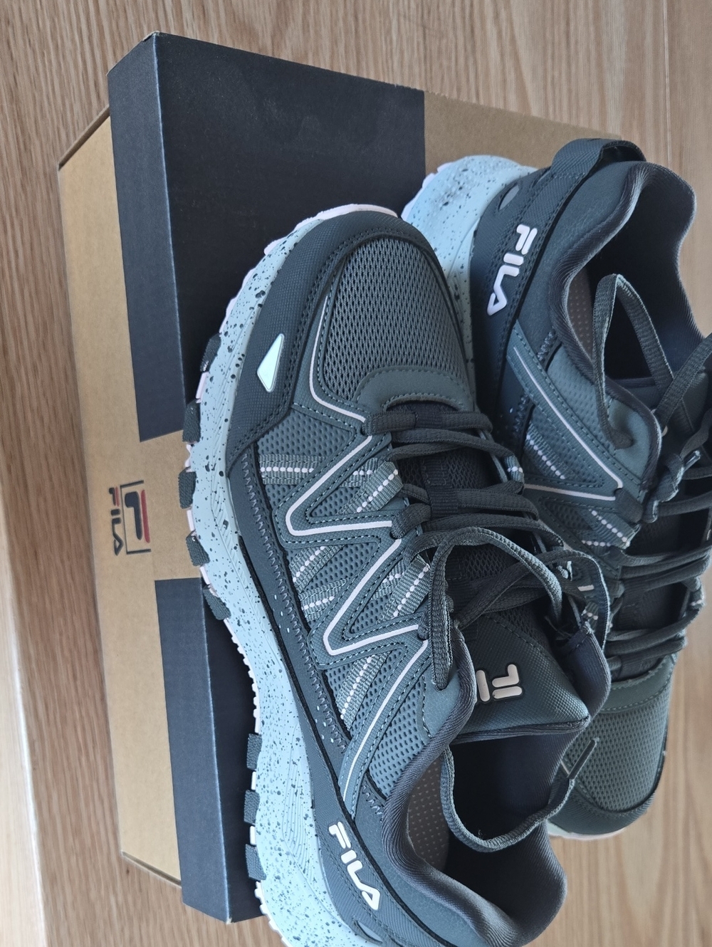 Fila Women's Dark Gray Athletic Trail Sneakers